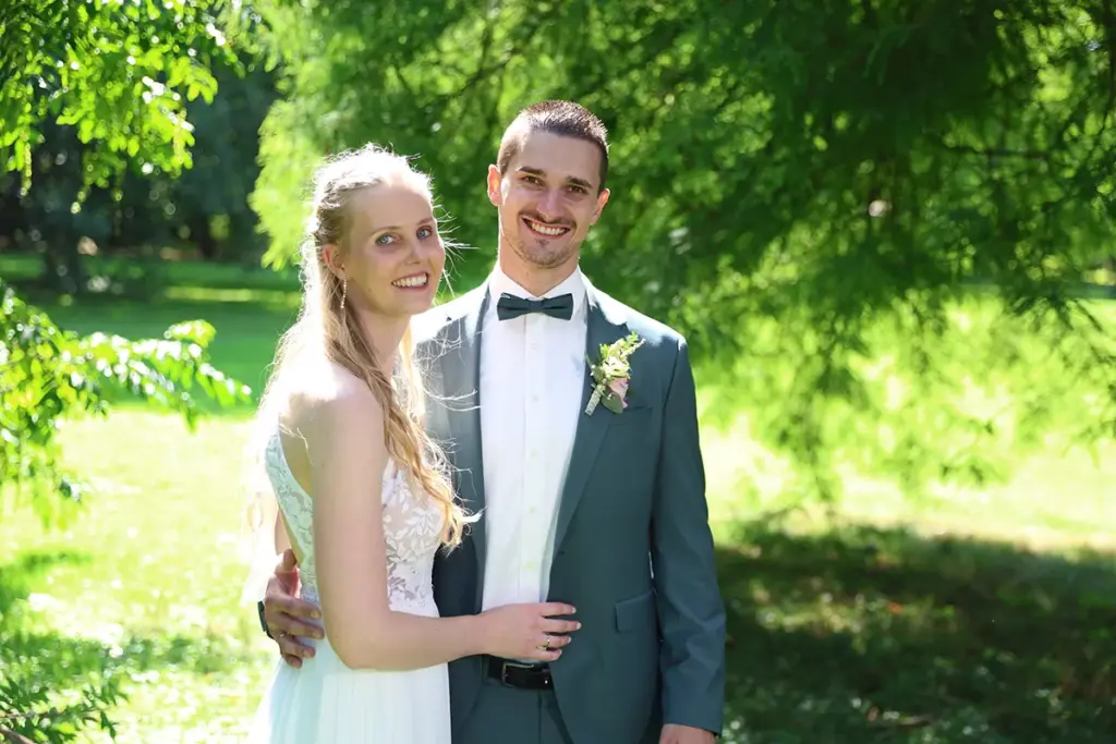 Hochzeitsreportage Hochzeitsfotograf Brautpaar Wasserschloss Anholt